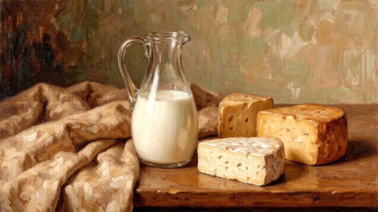 молоко и сыр